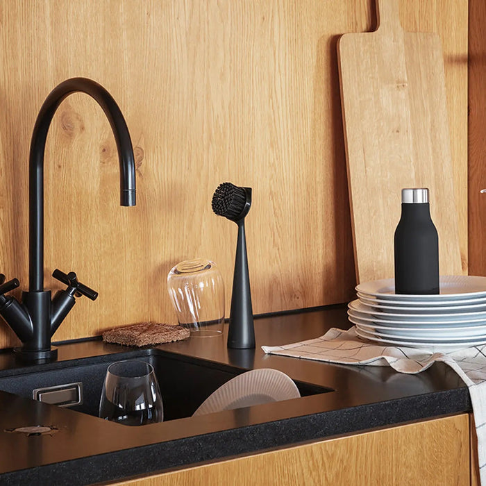 Squeeze soap dispenser - black
