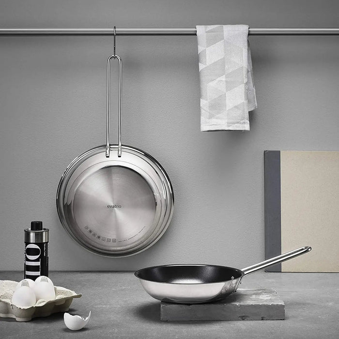 Stainless steel frying pan - 28 cm - Slip-Let®️ non-stick