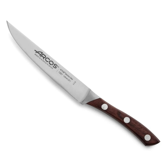 Tomato Knife Serrated 130 Mm. Case - Manhattan Brown