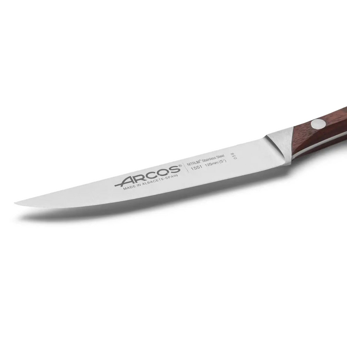 Tomato Knife Serrated 130 Mm. Case - Manhattan Brown