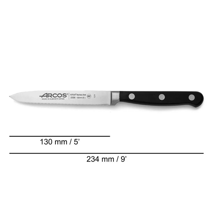 Tomato Knife Serrated 130 Mm. Case - Natura