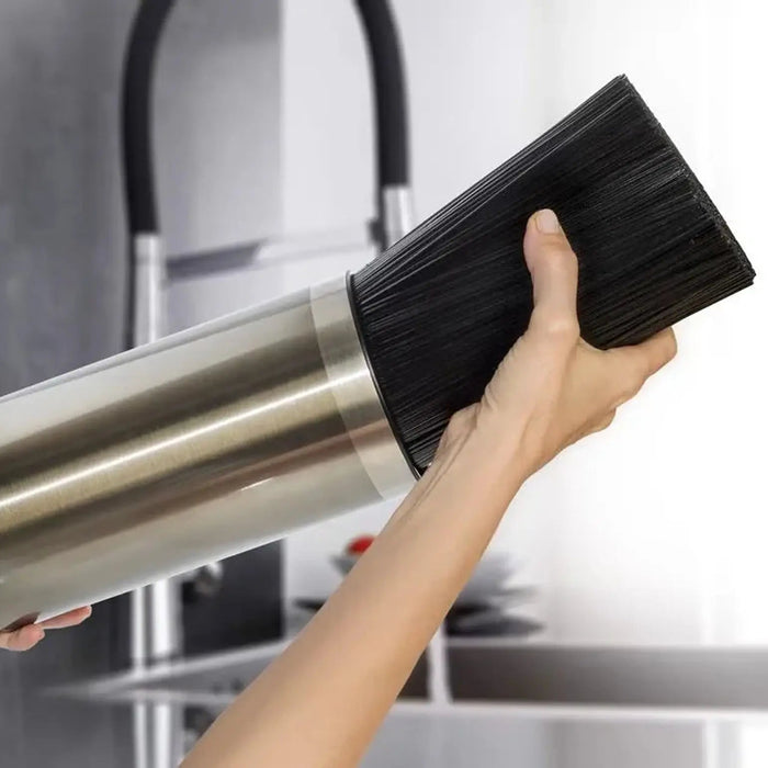 Universal Knife Block Round Chrome Plated