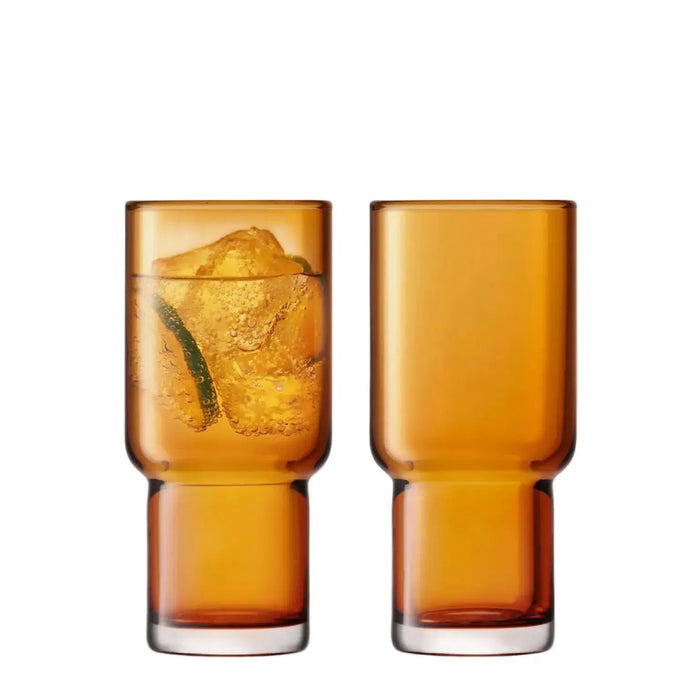 Utility Highball 390ml Amber x 2