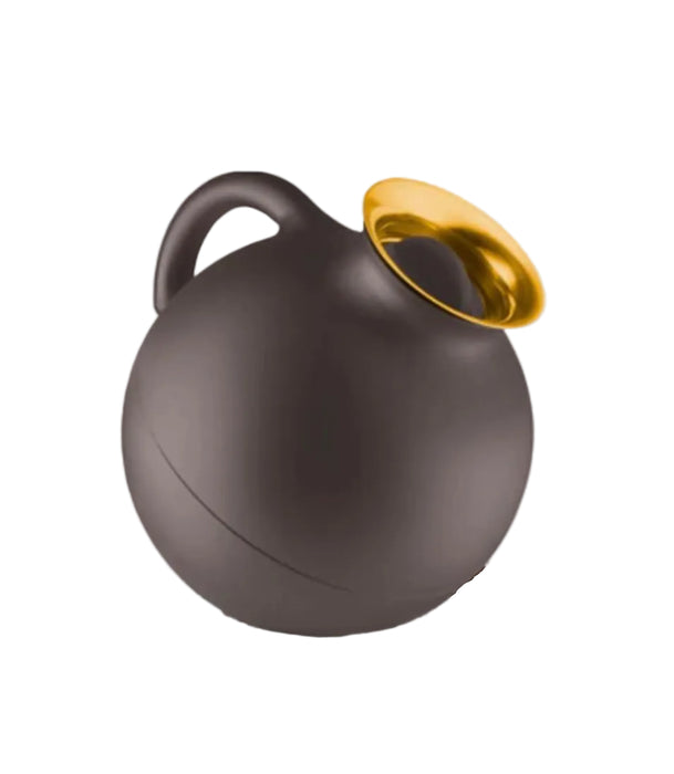 Vacuum Jug Globe 1.0L - Chocolate Gold Rim