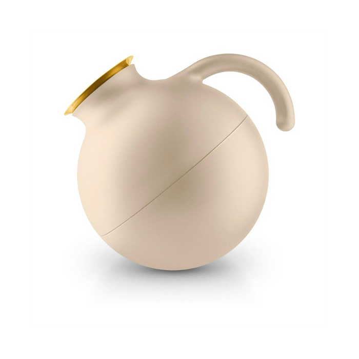 Vacuum Jug Globe 1.0L - Soft beige - Eva Solo