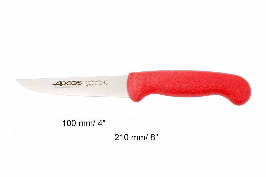 Vegetable Knife Red 100 Mm. D. Sleeve - 2900, Arcos
