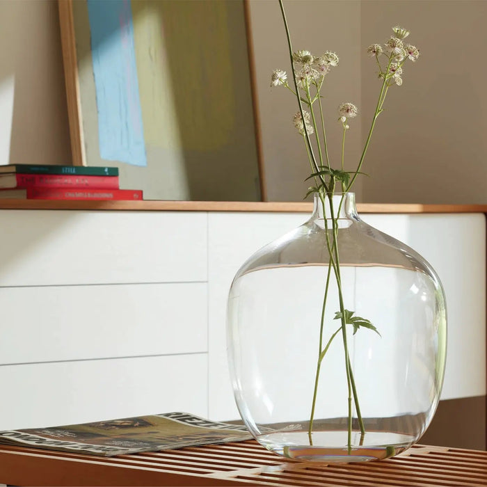 Vessel Vase H35cm Clear