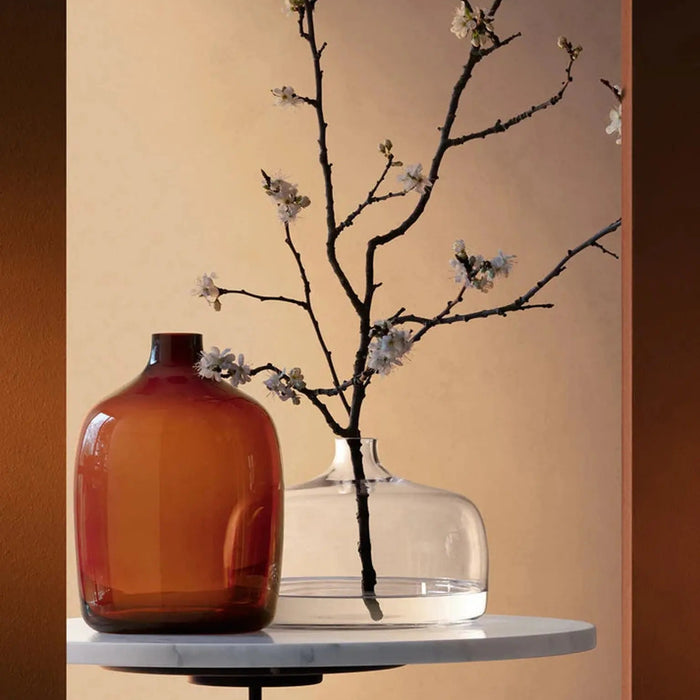 Vessel Wide Vase Clear