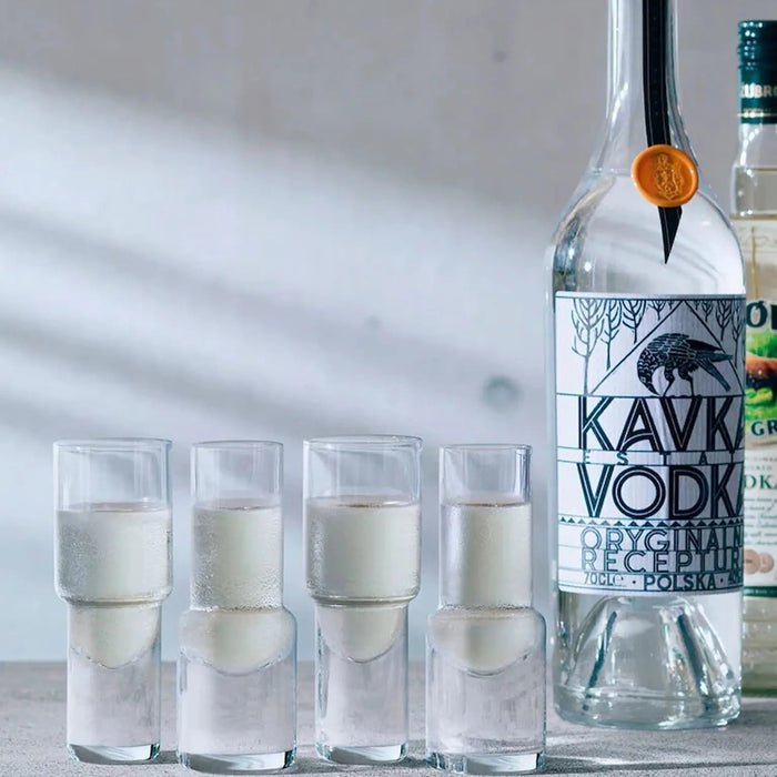 Vodka Shot Glass 50ml Clear x 4