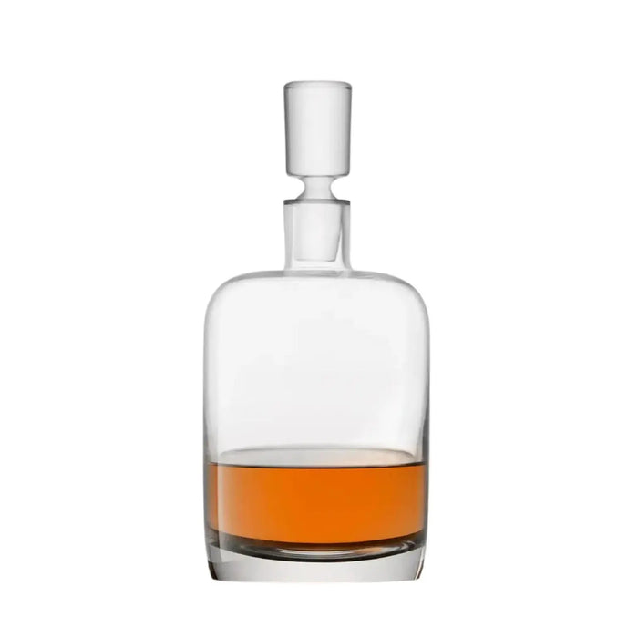 Whisky Renfrew Decanter 1.1l Clear and Walnut Base
