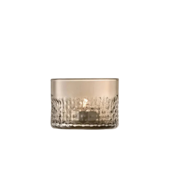 Wicker Tealight Holder taupe