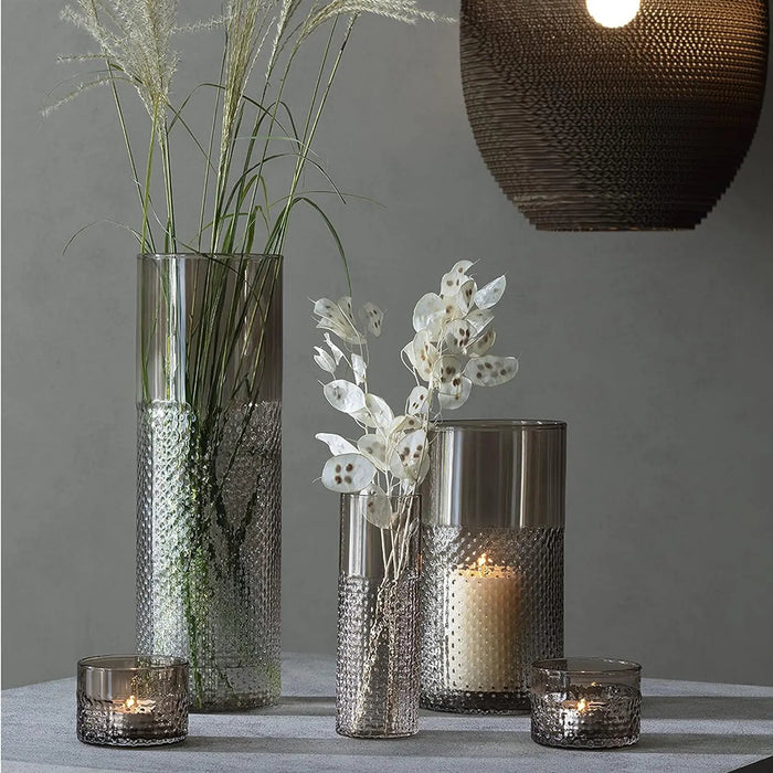 Wicker Tealight Holder taupe