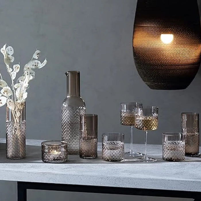 Wicker Tealight Holder taupe