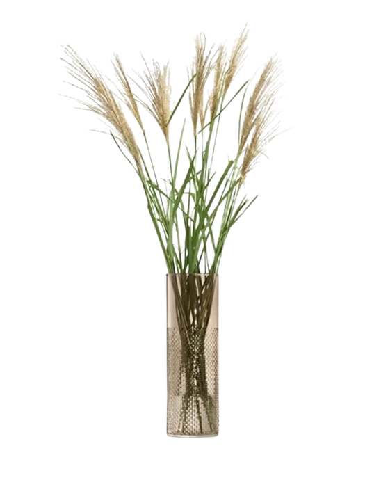 Wicker Vase H20cm Taupe