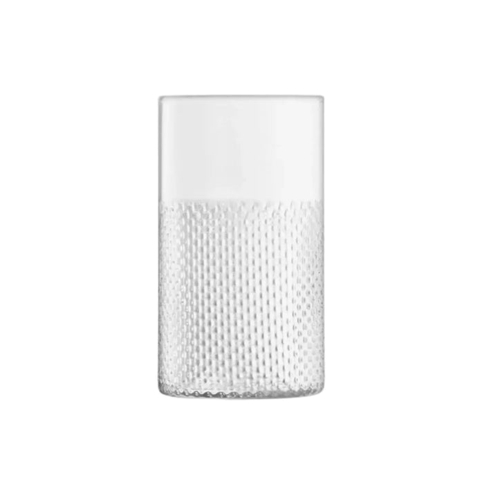 Wicker Vase/Lantern H25cm Clear