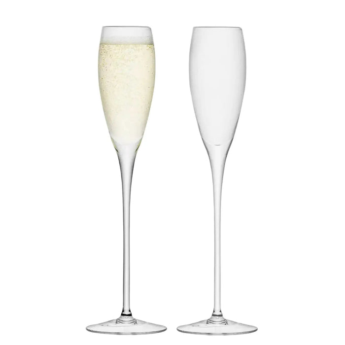 Wine Champagne Flute 160ml Clear x 2