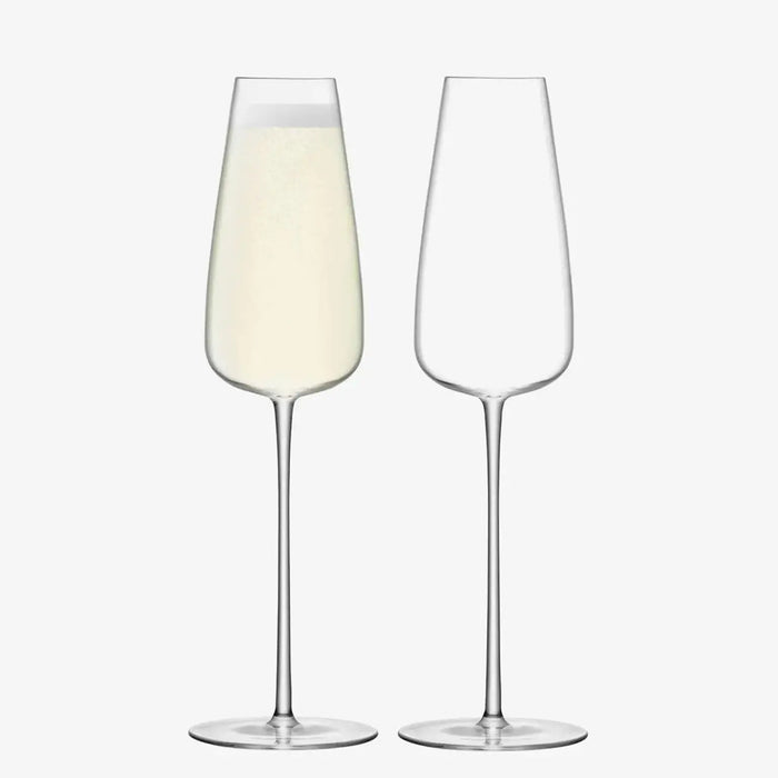 Wine Culture Champagne Flute 330ml Clear x 2
