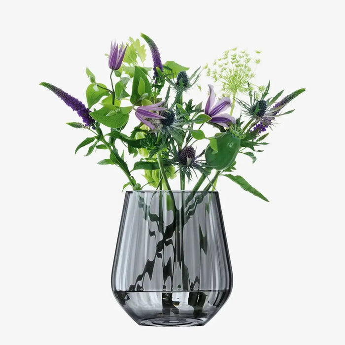 Zinc Vase/Lantern H16cm Sheer Zinc