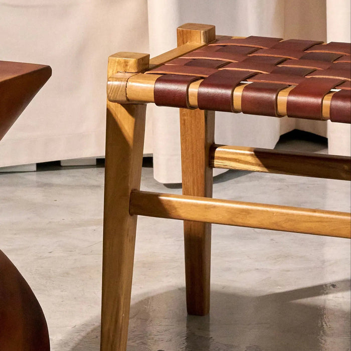 Korso Leather Bench