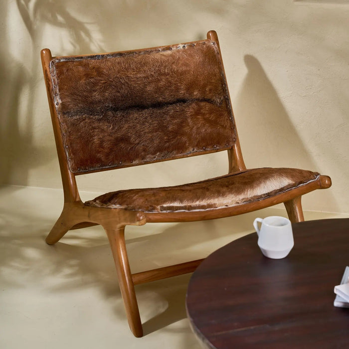 Masai Natural Hide Chair