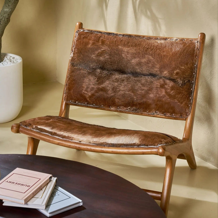 Masai Natural Hide Chair