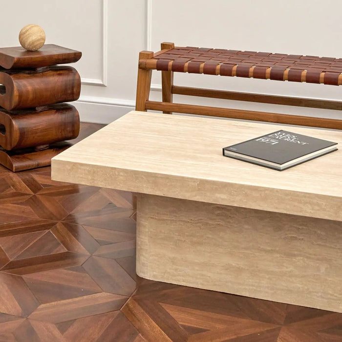 Trevi Travertine Coffee Table