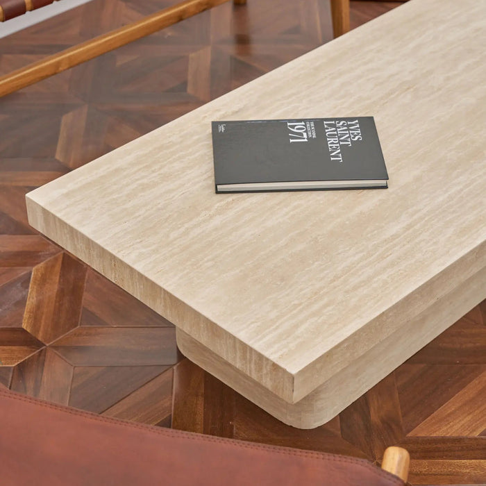 Trevi Travertine Coffee Table