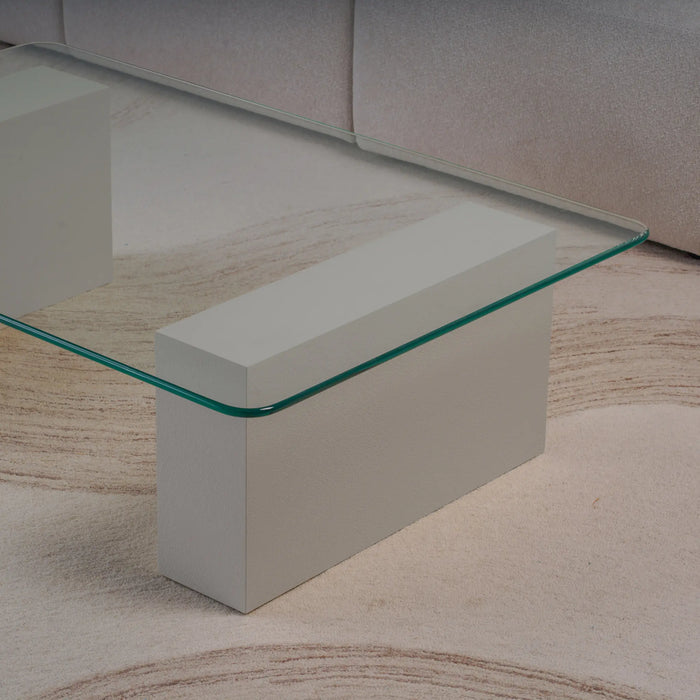 Block Coffee Table Cream