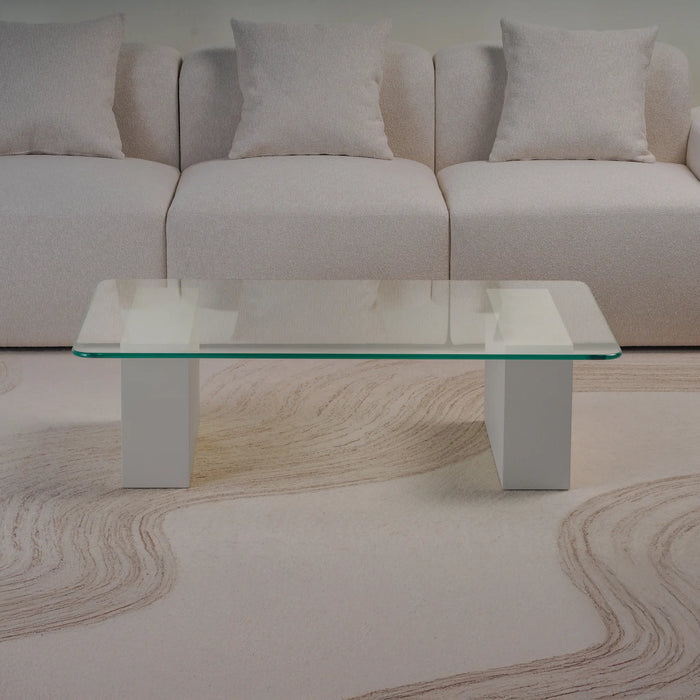 Block Coffee Table Cream