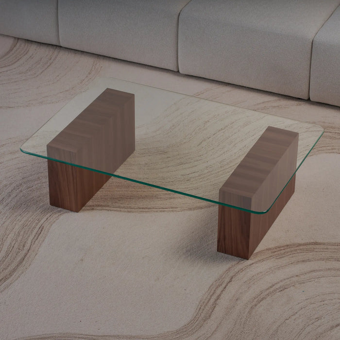 Block Coffee Table - Wood