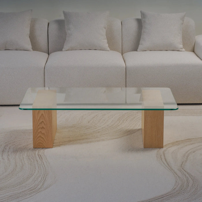 Block Coffee Table - Wood