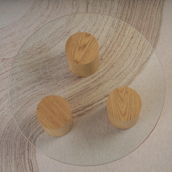 Circle Coffee Table - Wood