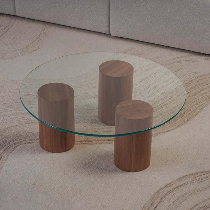 Circle Coffee Table - Wood