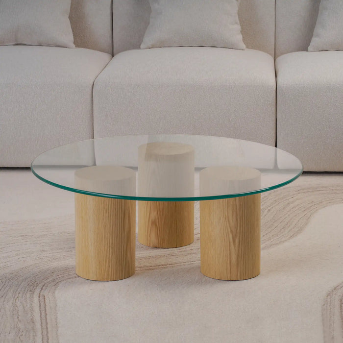 Circle Coffee Table - Wood