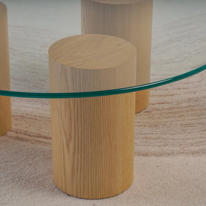 Circle Coffee Table - Wood