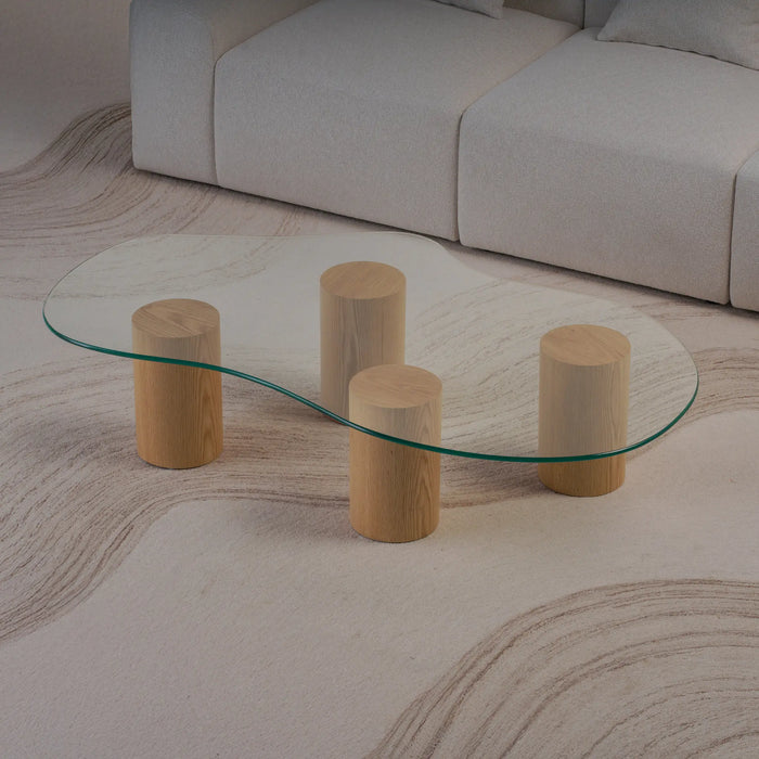 Cloudy Coffee Table - Wood