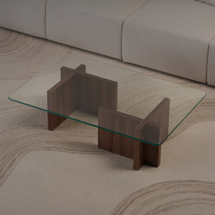 Cross Coffee Table - Wood