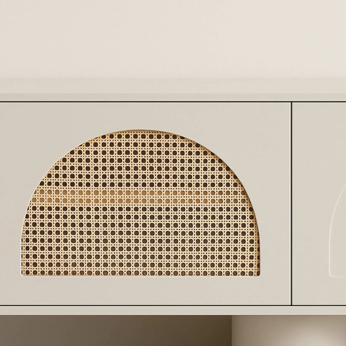 Duo Arc Cane TV Unit