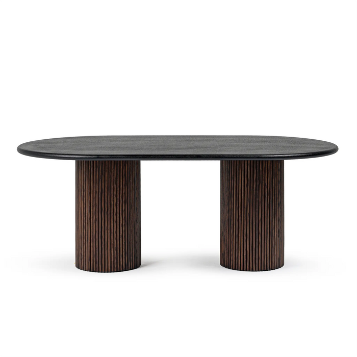 Flo Lino Walnut 6-Seater Dining Table