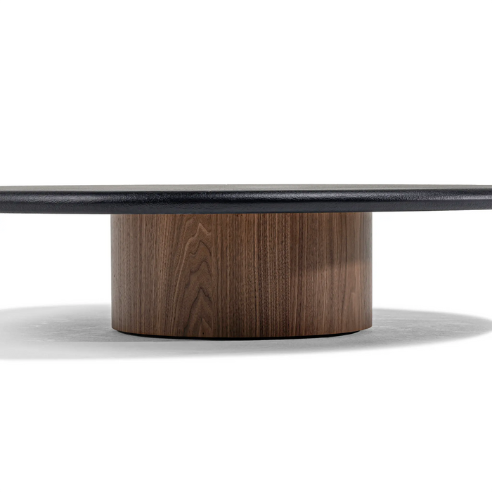 Lili Coffee Table - Walnut Veneer Black