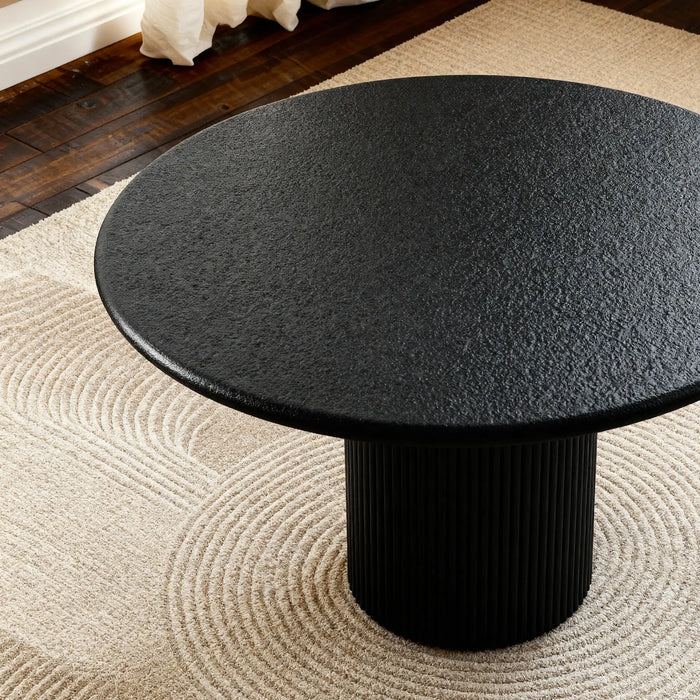 Lino Black 4-Seater Dining Table Black