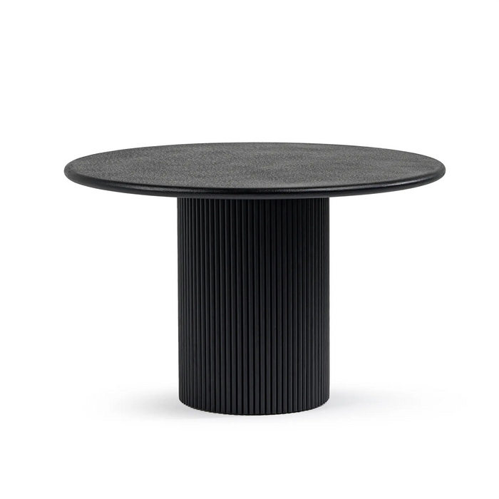 Lino Black 4-Seater Dining Table Black