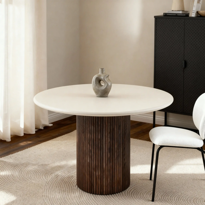 Lino Walnut 4-Seater Dining Table