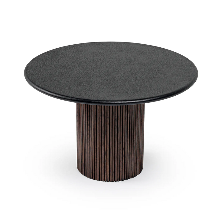 Lino Walnut 4-Seater Dining Table Black