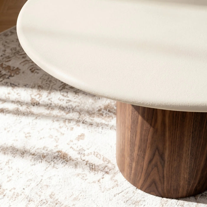Lumo 4-Seater Dining Table - Walnut Veneer