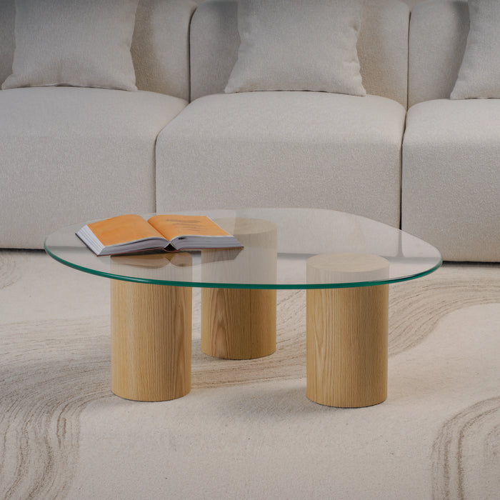 Pebble Coffee Table - Wood