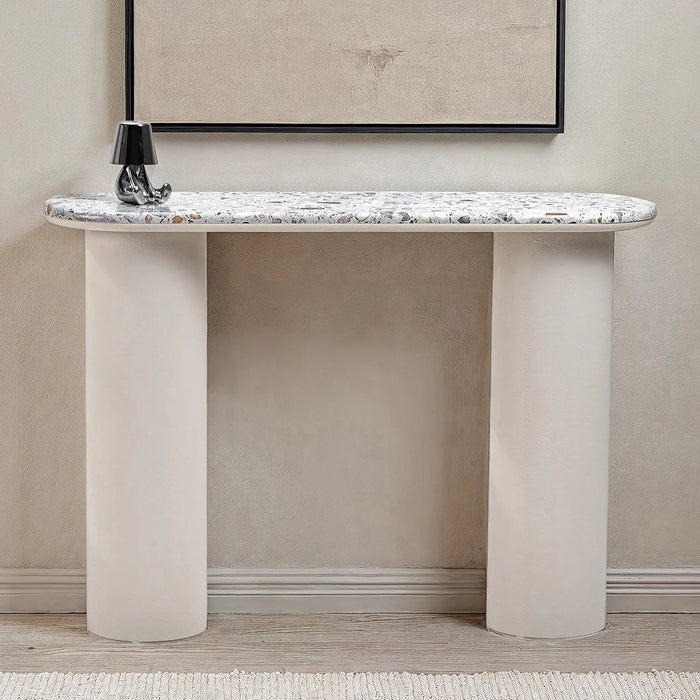 Pillar Terrazzo Top Console