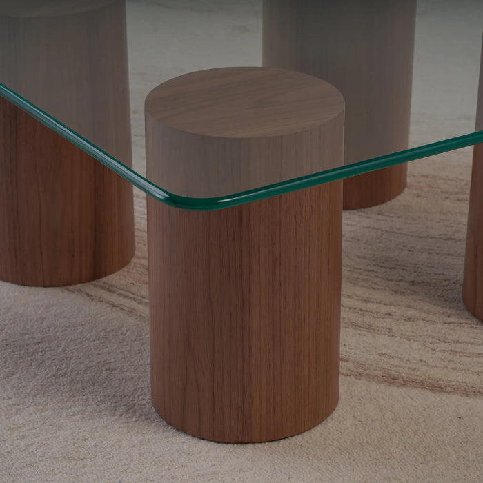 Square Coffee Table - Wood