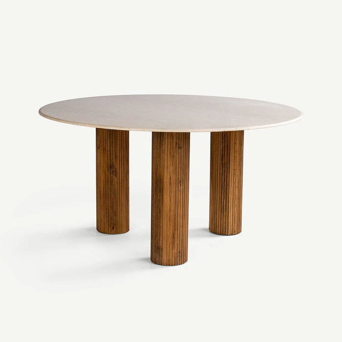 Sylvan 4 Seater Dining Table Beige
