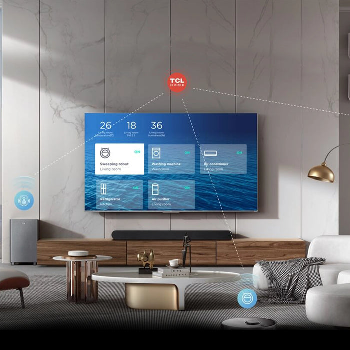 TCL 65 Inch 4K QLED Google TV 2025 | Slim & Uni-body | AiPQ Processor | Dolby Vision & Atmos | HDR10+ | HVA Panel | 65P7K |